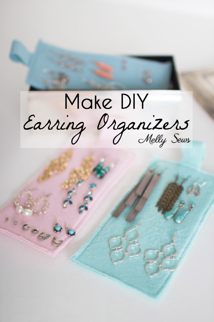 Earring Organizers - DIY Earring Holder - Melly Sews